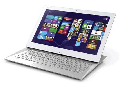 Sony Duo 13 - Intel Core i5 4th Gen, 128GB SSD, Windows 8, White